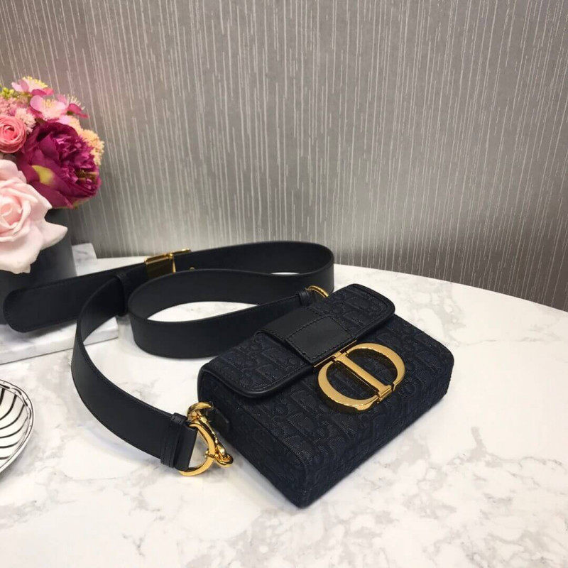 Replica Christian Dior 30 Montaigne Box Bag Oblique Jacquard M9204