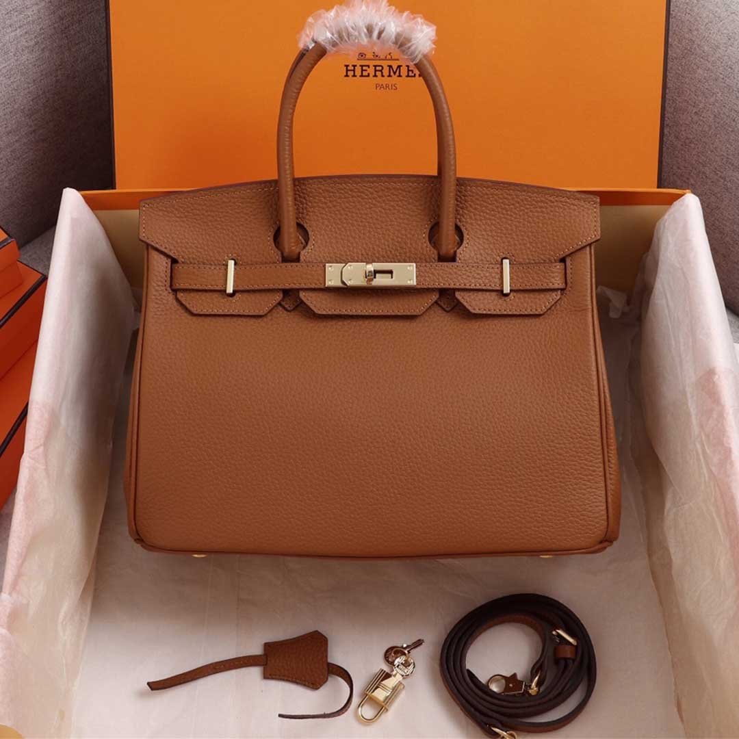 Replica Hermes Aaa-Birkin 25/30/35 Bag Beige/Orange/Navy