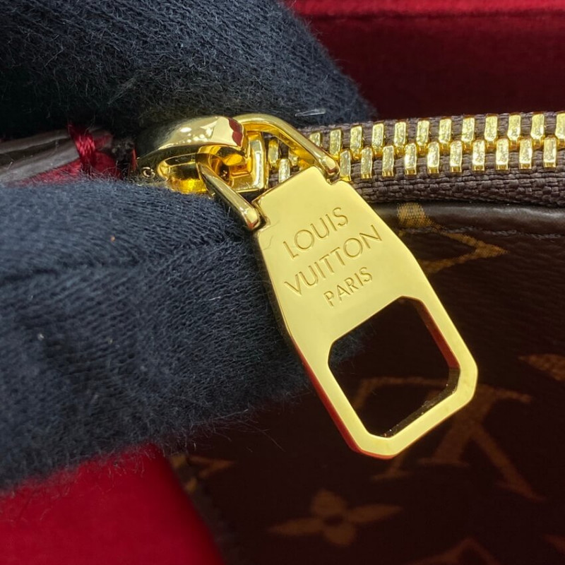 Replica Louis Vuitton Monogram Canvas Flower Tote M43553 Red