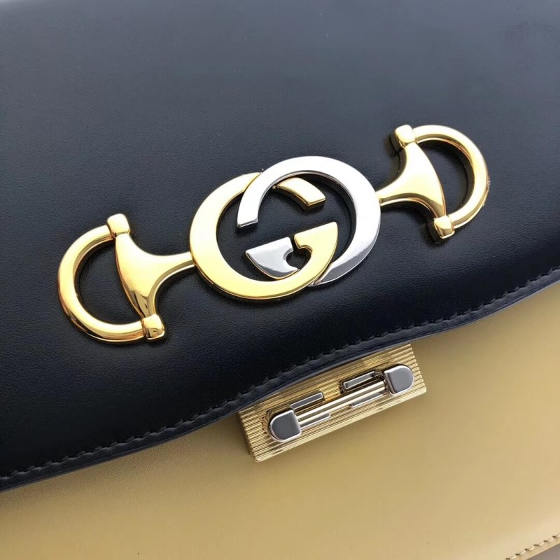 Replica Gucci Zumi Smooth Leather Small Shoulder Bag 576388