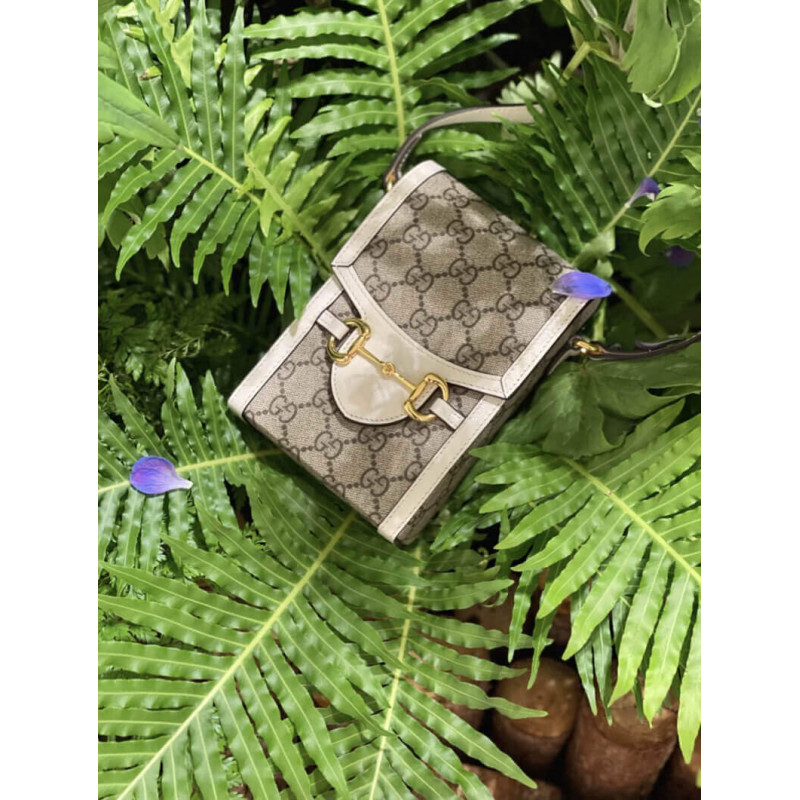 Replica Gucci Gg Supreme Horsebit 1955 Mini Bag 625615