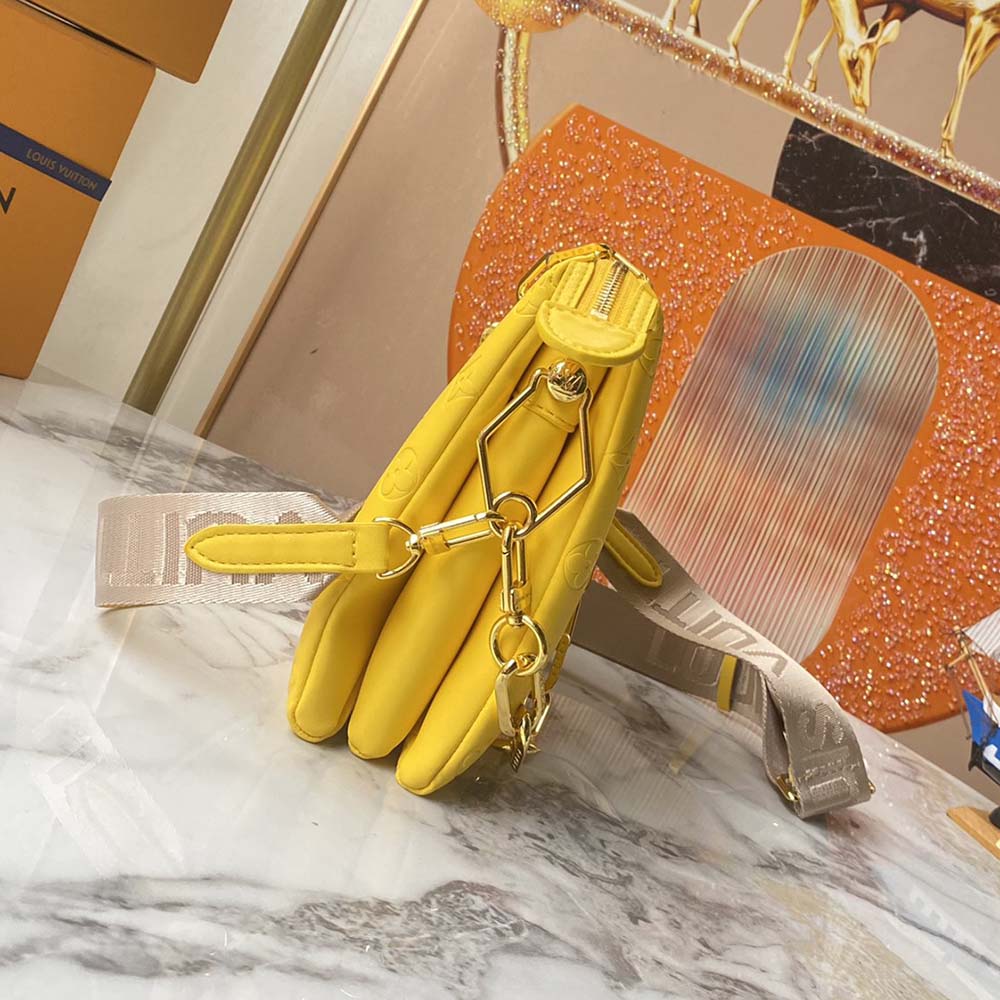 Replica Louis Vuitton Coussin Pm Handbag- Navy/Yellow