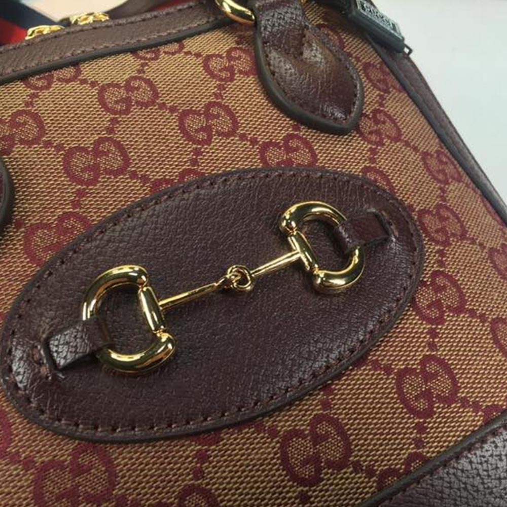Replica Gucci Horsebit 1955 Mini Top Handle Bag 677212