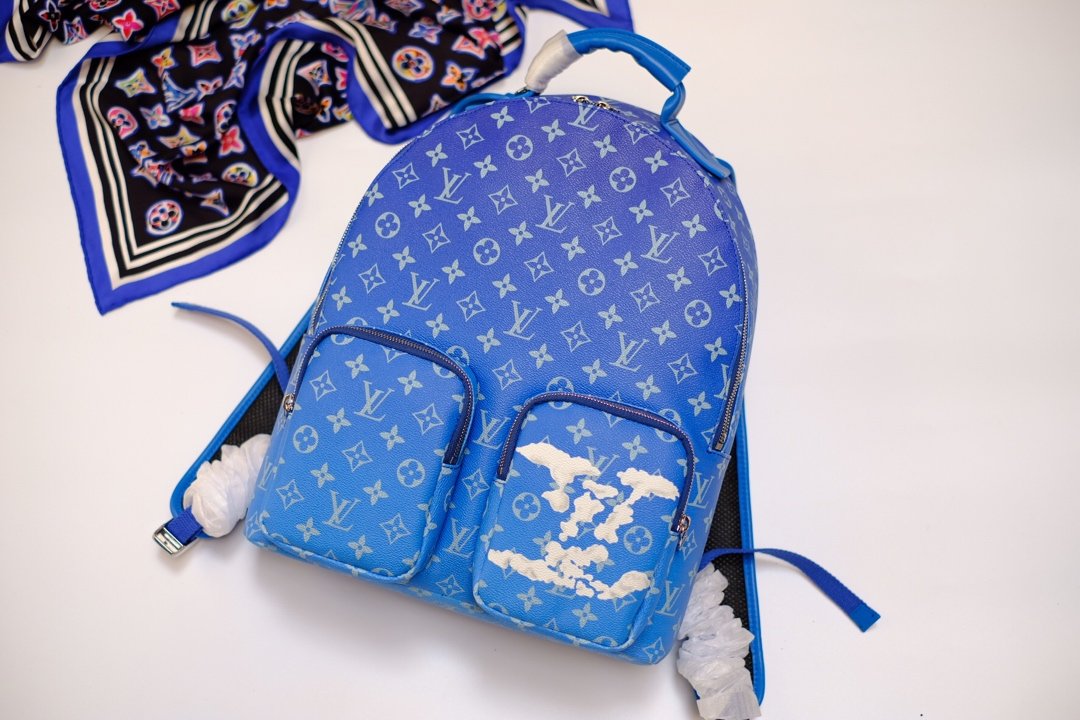 Replica Louis Vuitton Aaa-Backpack Multipocket M45441 Blue