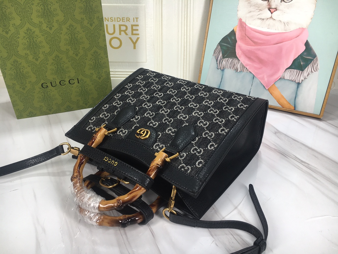 Replica Gucci Diana Jumbo Gg Small Tote Bag 660195