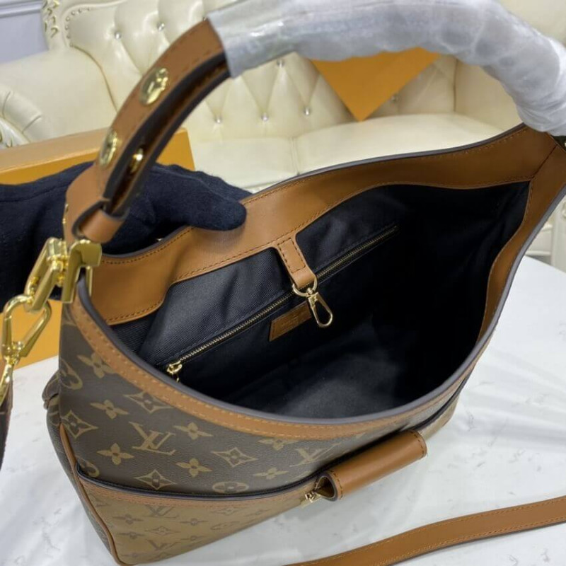 Replica Louis Vuitton Hobo Dauphine Mm M45195