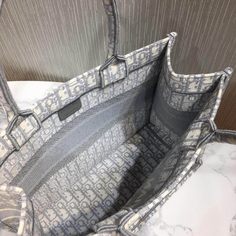 Replica Christian Dior Small Book Tote Oblique M1296
