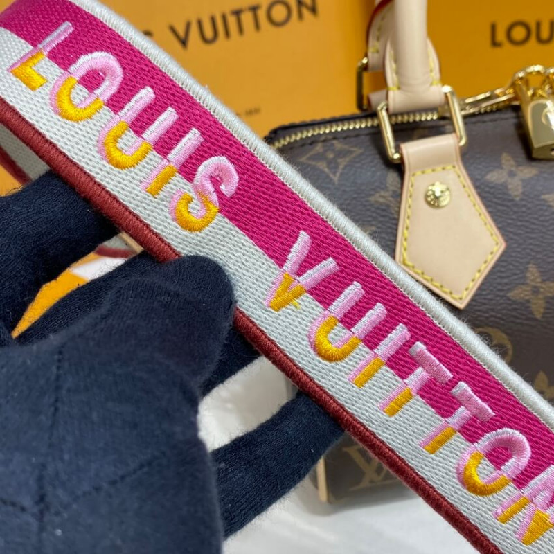 Replica Louis Vuitton Monogram Speedy Bandouliere 20 M45948 Fuchsia