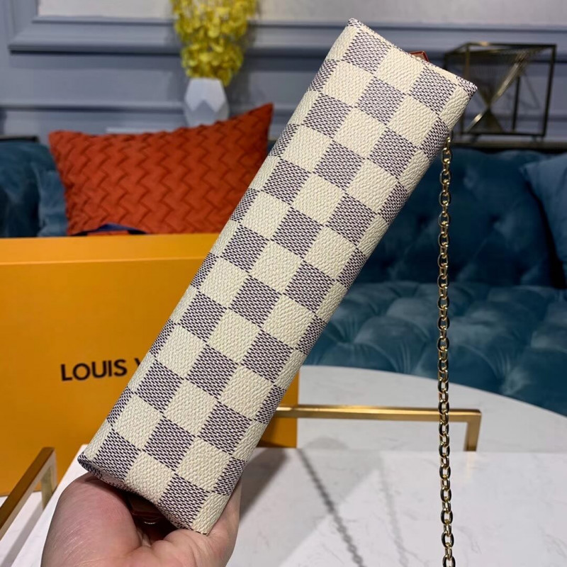 Replica Louis Vuitton Damier Azur Cosmetic Pouch Gm M47353