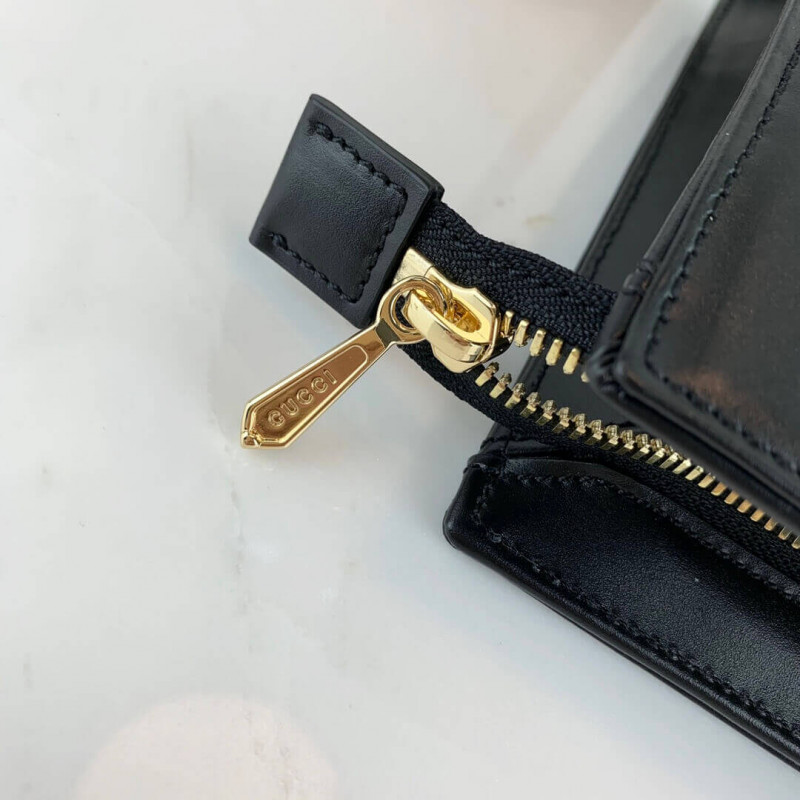 Replica Gucci 1955 Horsebit-Embellished Leather Pouch 621890