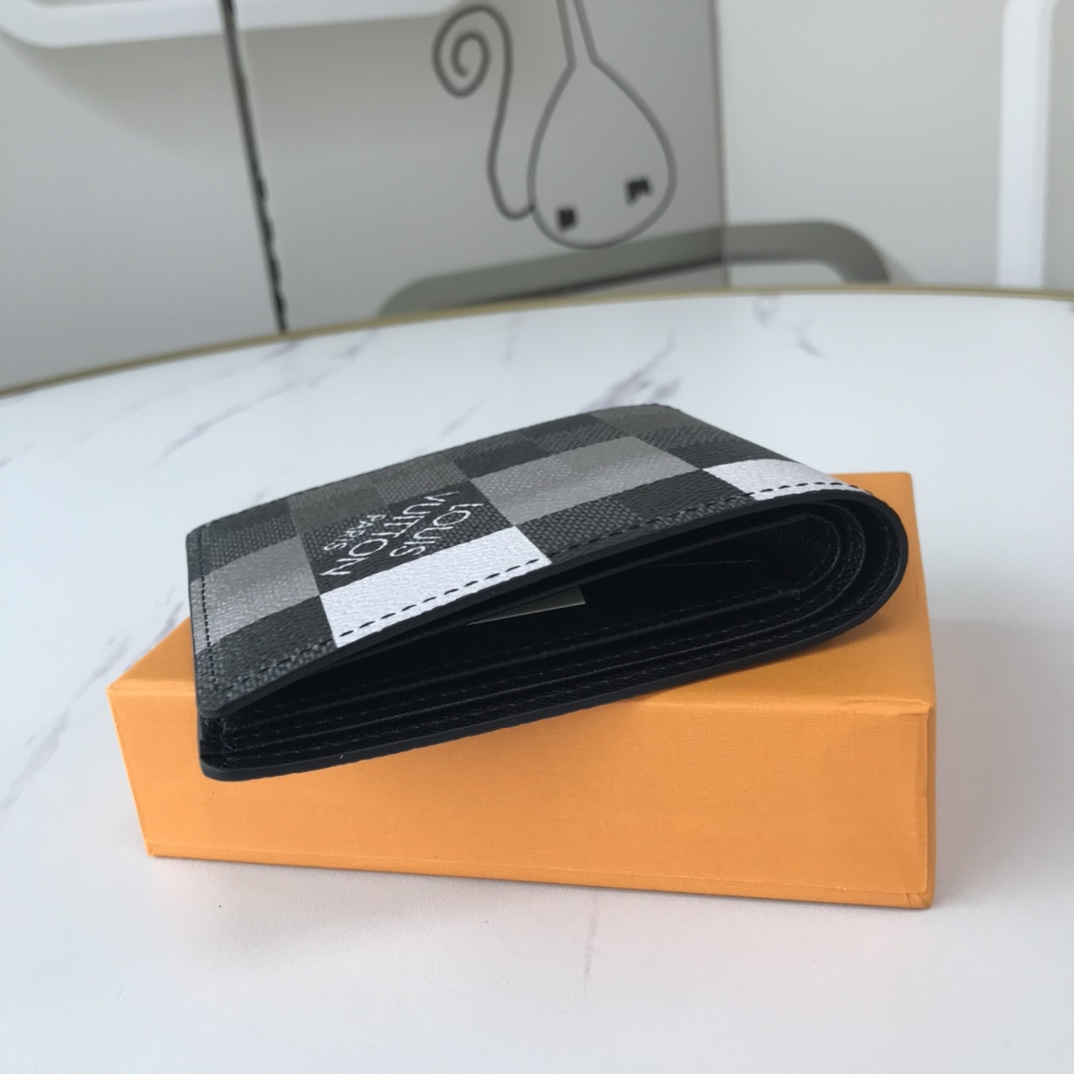 Replica Louis Vuitton Multiple Wallet N40414 White/Blue/Orange