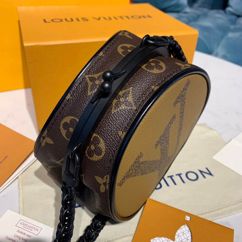 Replica Louis Vuitton Monogram Reverse Canvas Boursicot Bc M45280