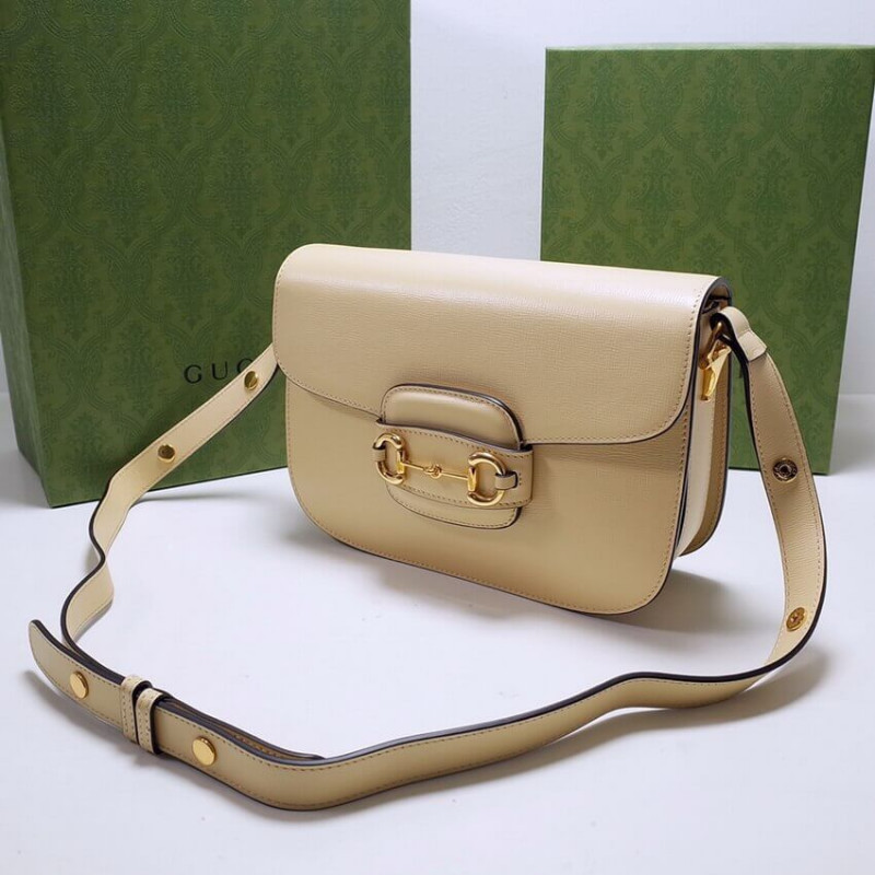 Replica Gucci 1955 Horsebit Leather Shoulder Bag 602204