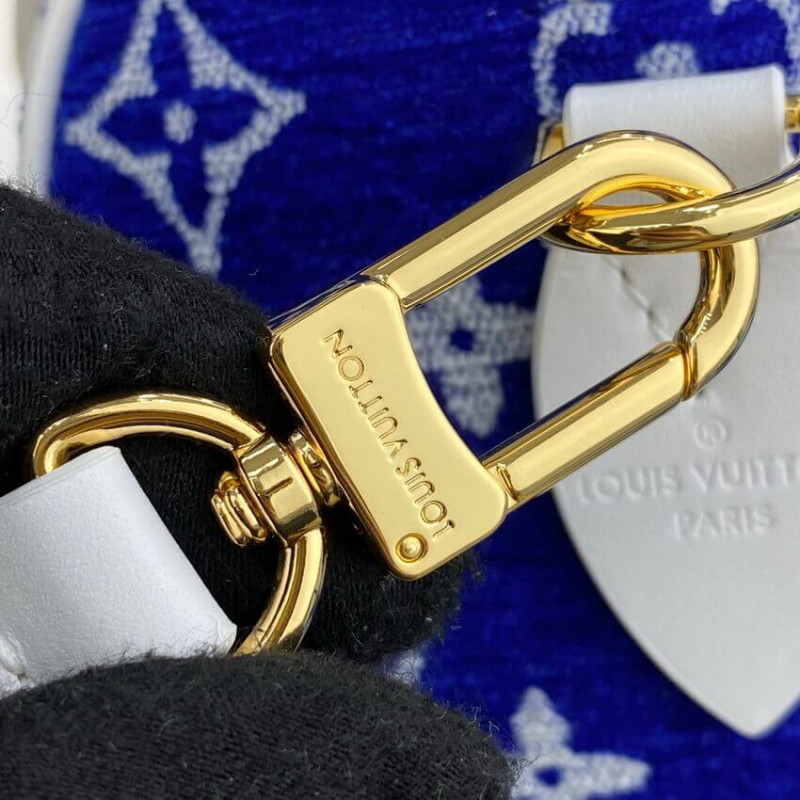 Replica Louis Vuitton Monogram Jacquard Velvet Speedy Bandouliere 20 M20751