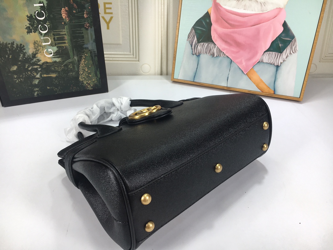Replica Gucci Small Top Handle Bag With Double G