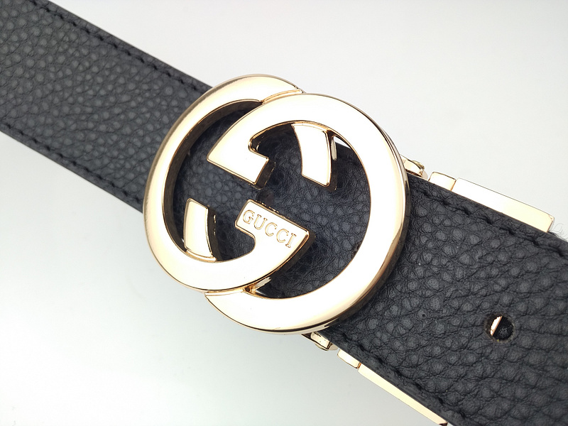 Replica Gucci Belt G334-75 Gold 34Mm