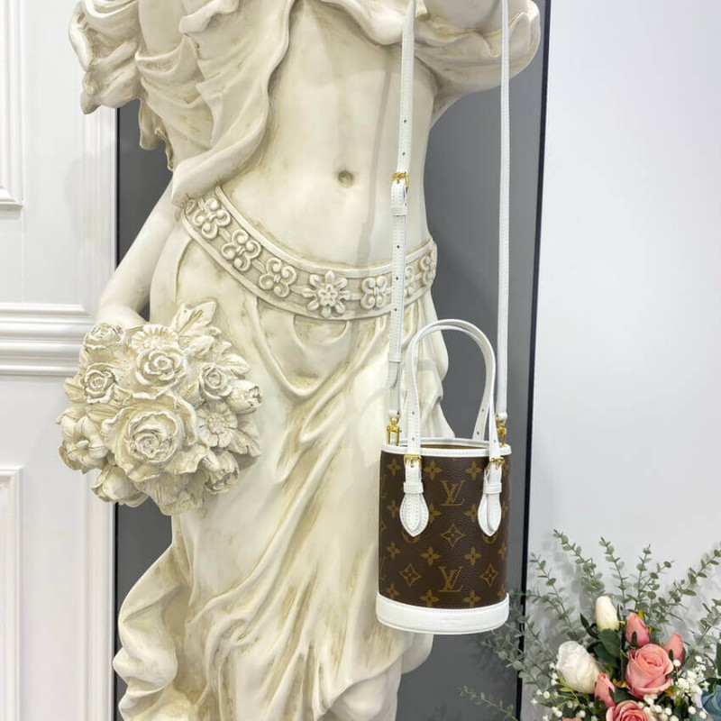 Replica Louis Vuitton Monogram Nano Bucket Bag M81489