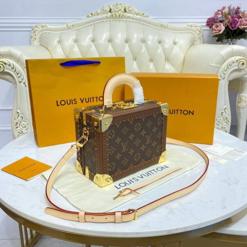Replica Louis Vuitton Monogram Valisette Tresor M45673