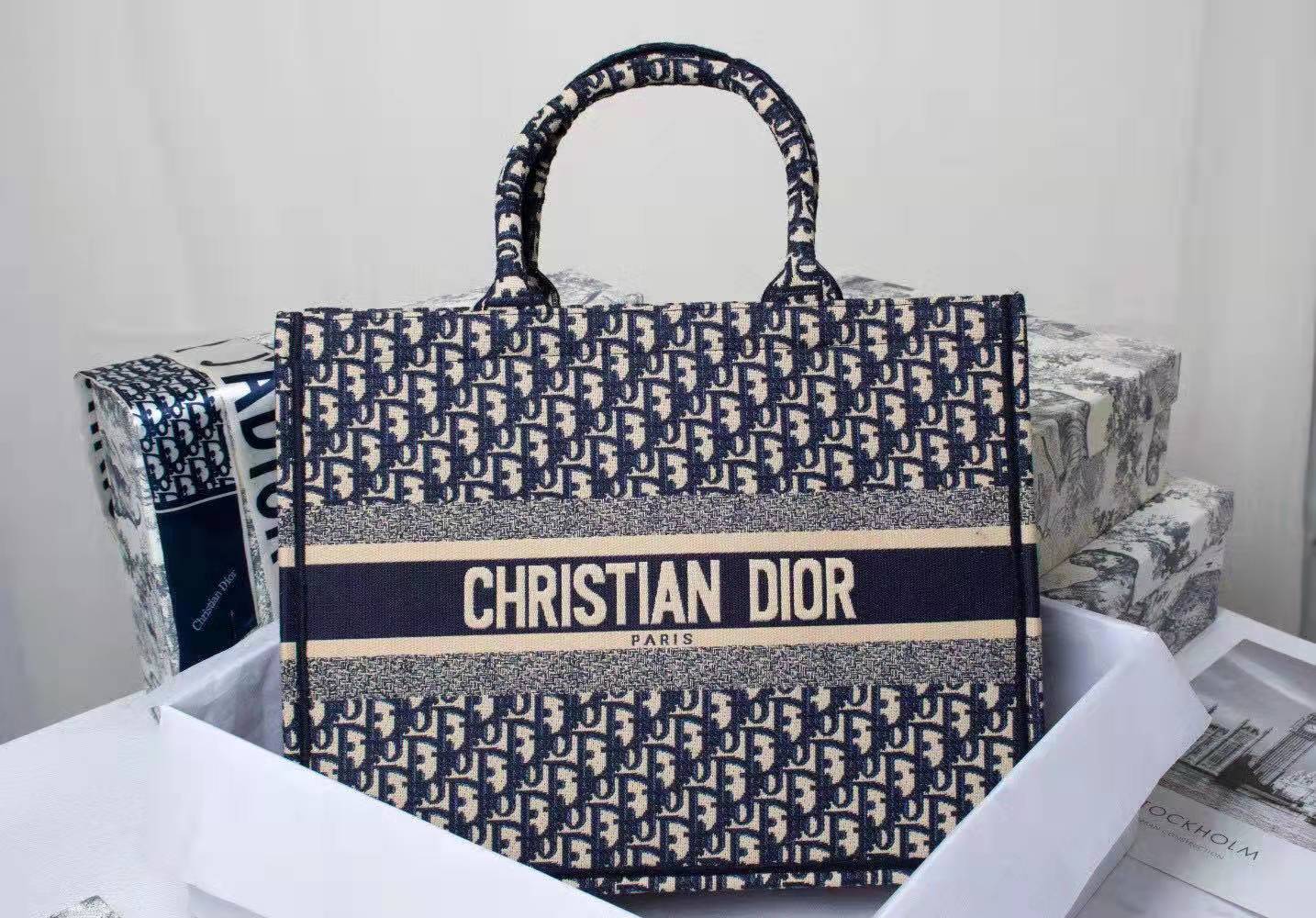 Replica Dior Oblique Book Tote 42/36Cm