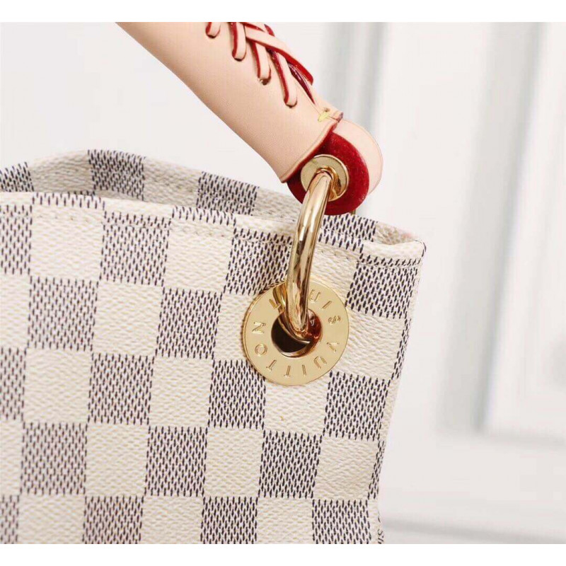 Replica Louis Vuitton Damier Azur Canvas Artsy Mm N41174