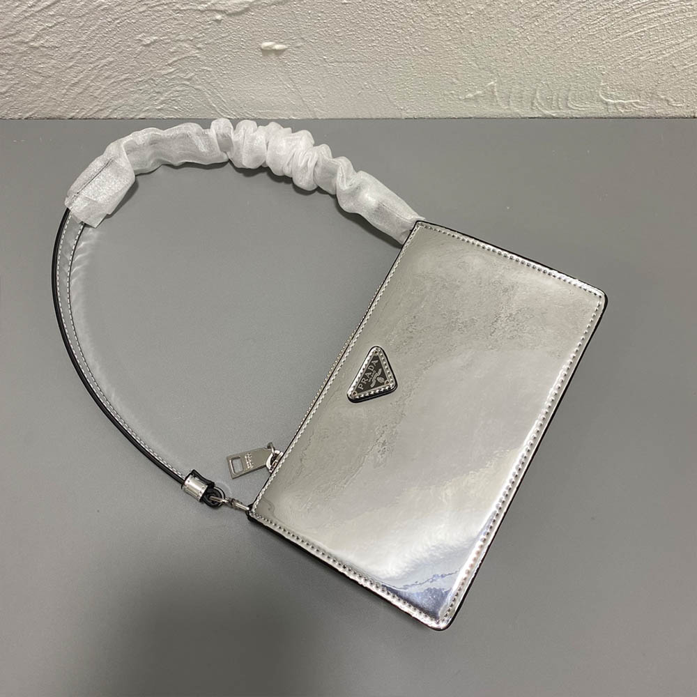 Replica Prada Brushed Leather Mini-Bag 1Bc155