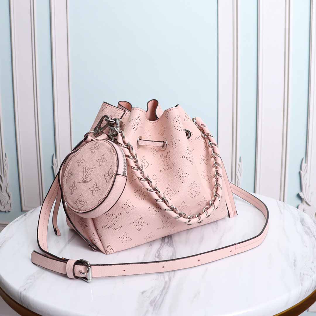 Replica Louis Vuitton Muria M57526 Black/Beige/Pink