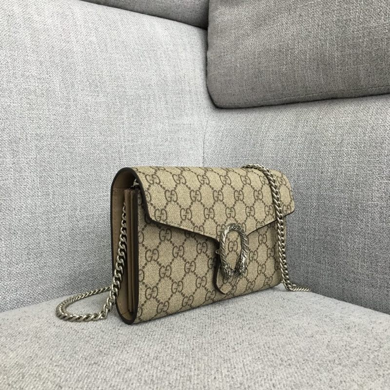 Replica Gucci Dionysus Canvas Chain Wallet