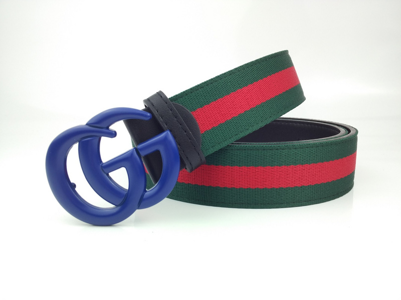Replica Gucci Belt G320-75 Blue 38Mm
