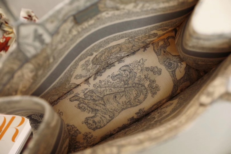 Replica Dior Small Book Tote Gray/Pink/Blue