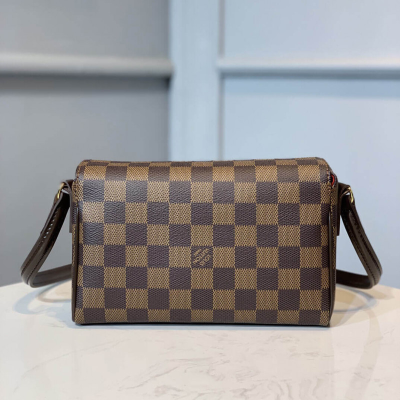 Replica Louis Vuitton Damier Ebene Canvas Recital Shoulder Bag N41966