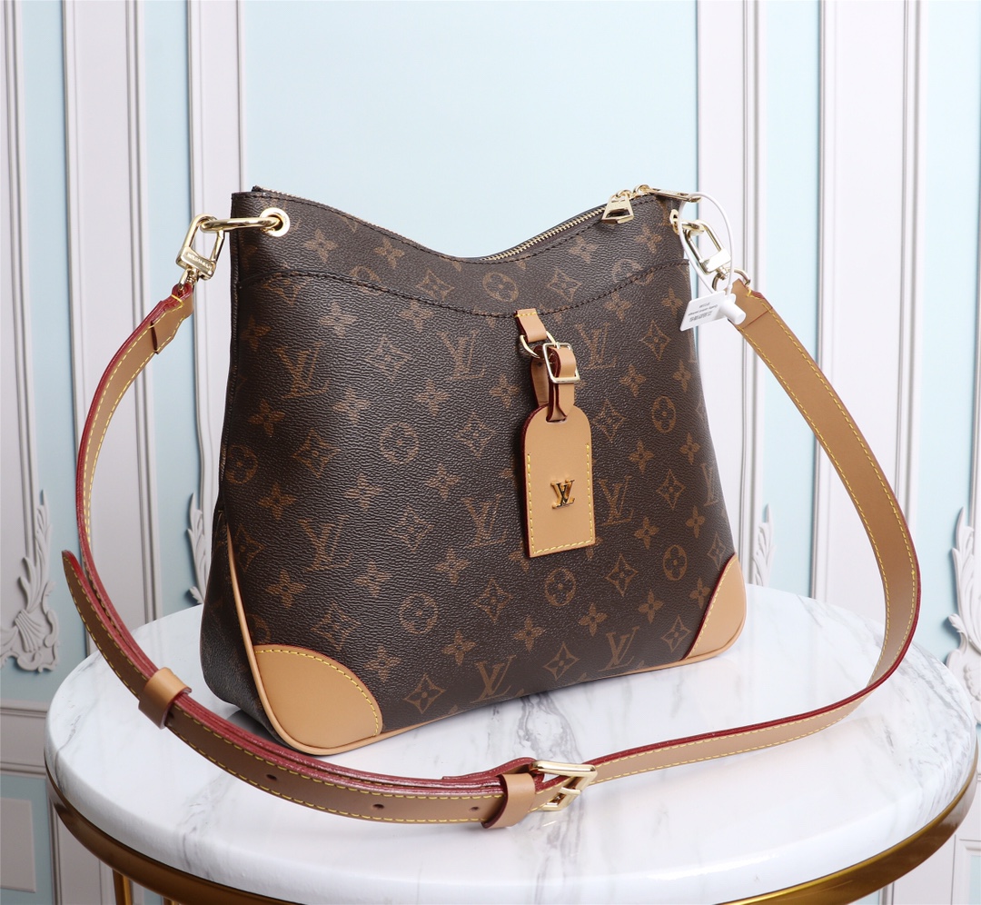 Replica Louis Vuitton Aaa-Odeon Mm M45352 Black/Natural