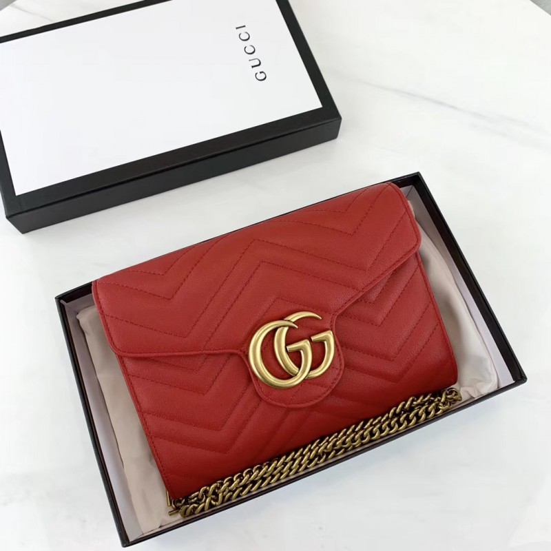 Replica Gucci Gg Marmont Matelasse Mini Bag 474575