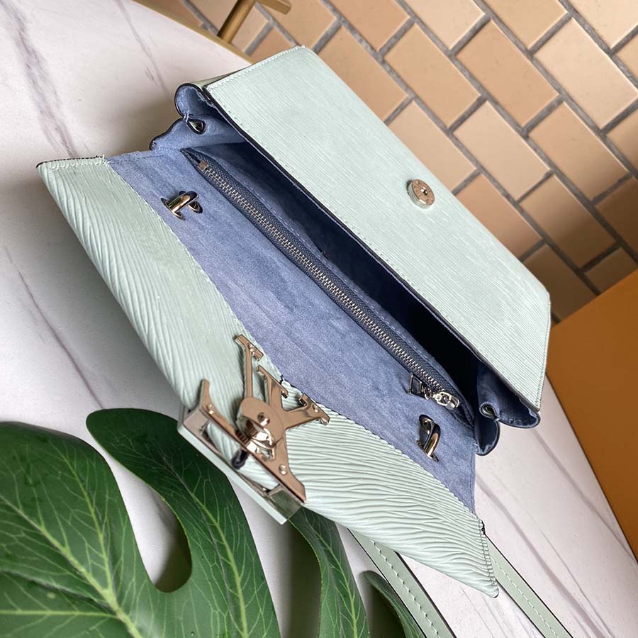 Replica Louis Vuitton Pochette Grenelle Black/White/Green