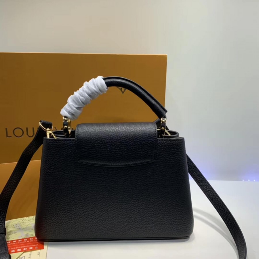 Replica Louis Vuitton Taurillon Leather Capucines Pm M52963