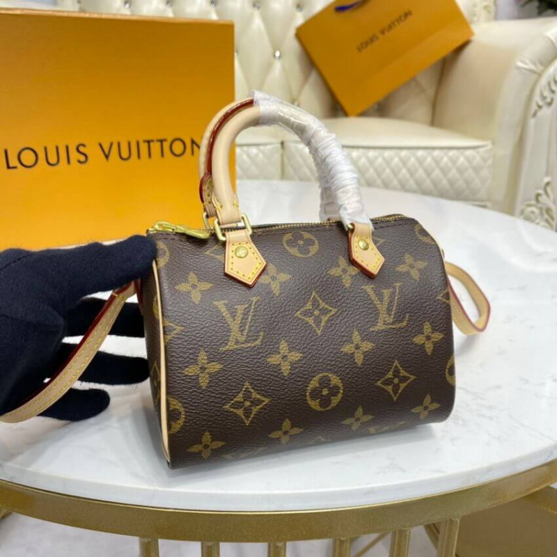 Replica Louis Vuitton Monogram Canvas Nano Speedy M61252