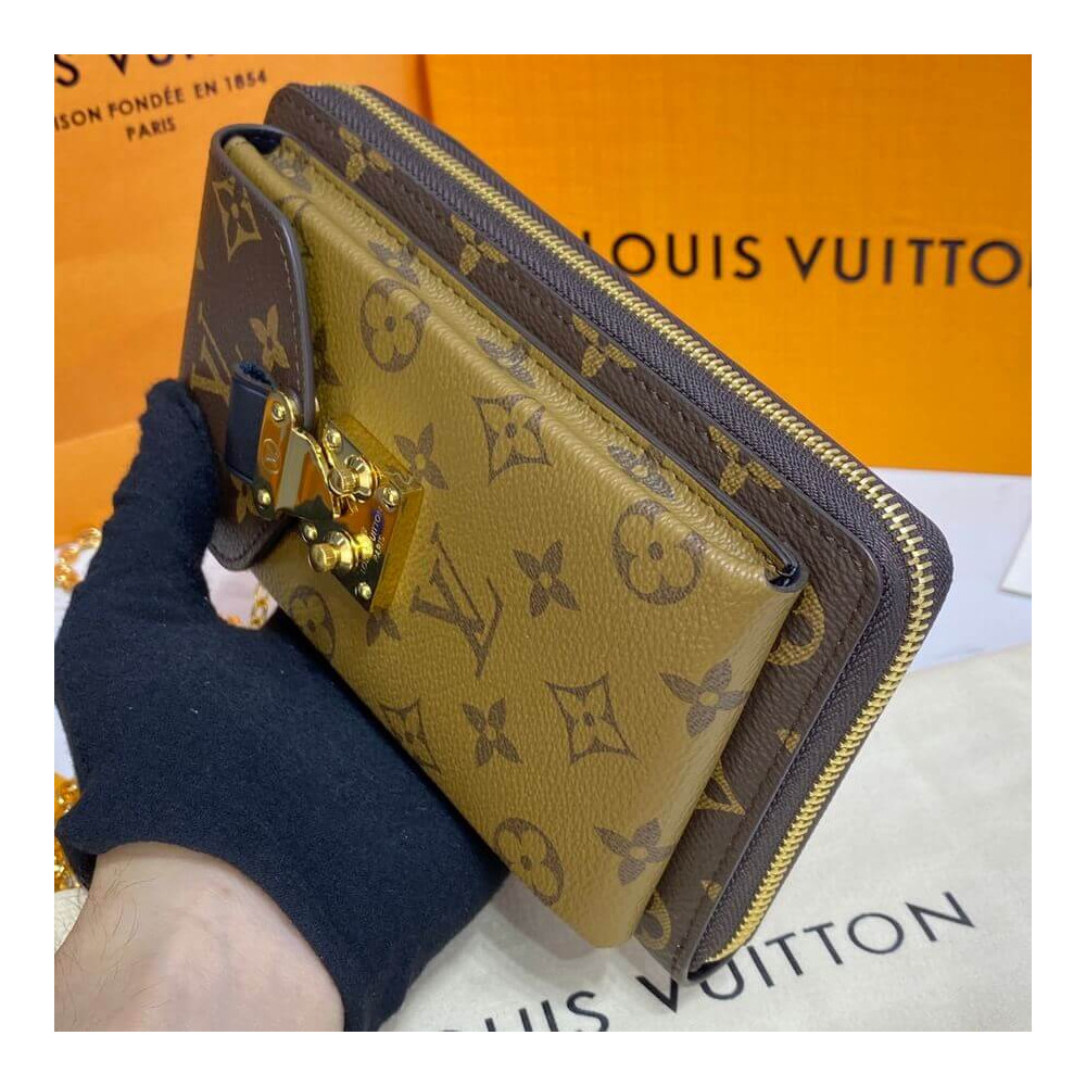 Replica Louis Vuitton Vertical Zippy Wallet Metis