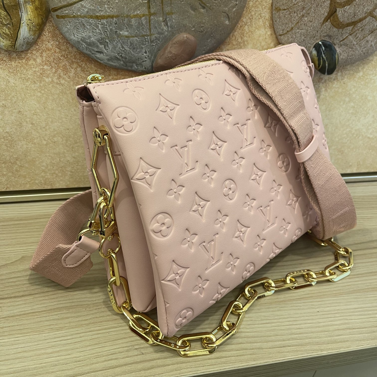 Replica Louis Vuitton Coussin Pm- Pink/Brown/Blue/Green