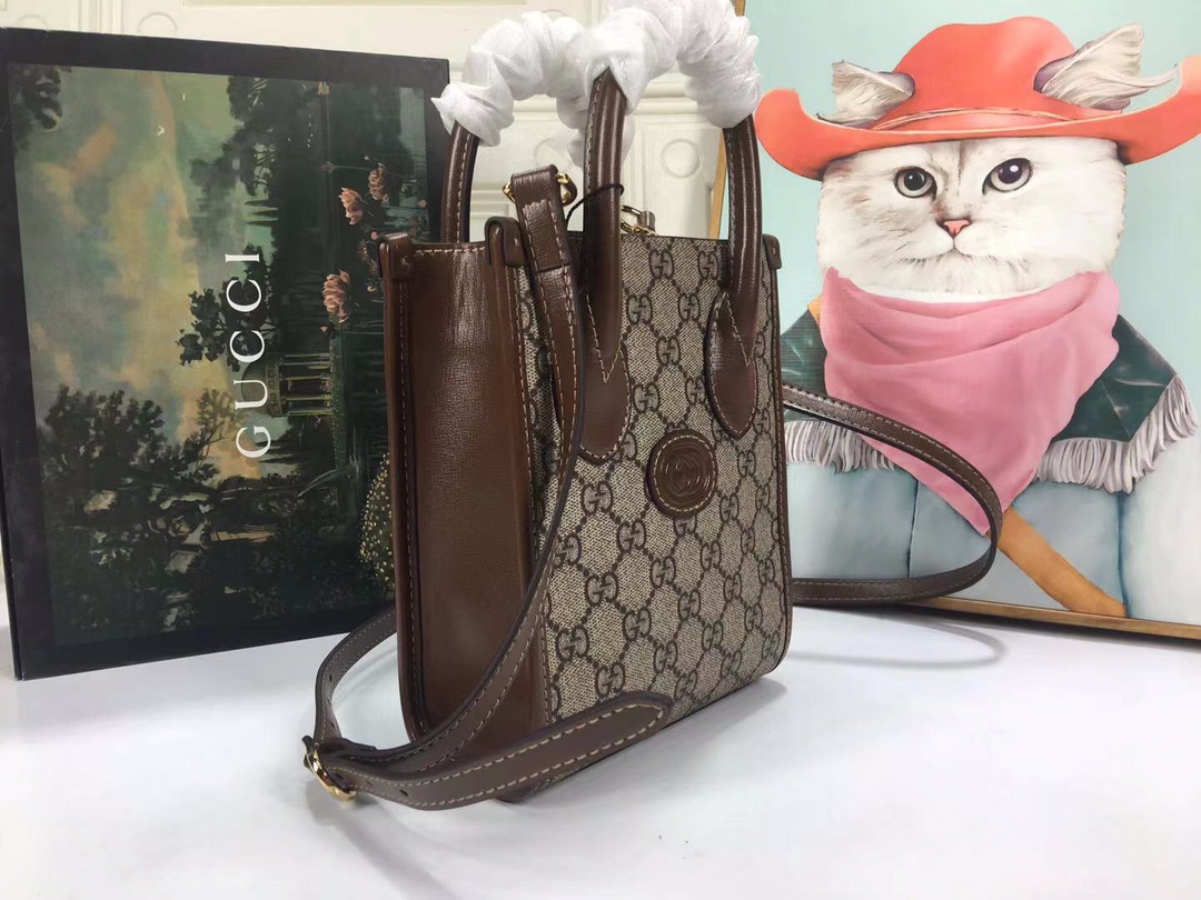 Replica Gucci Mini Tote Bag With Interlocking G