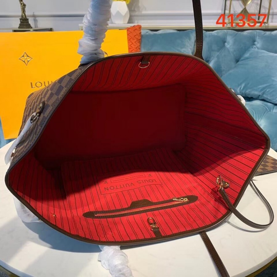 Replica Louis Vuitton Damier Canvas Neverfull Gm N41357