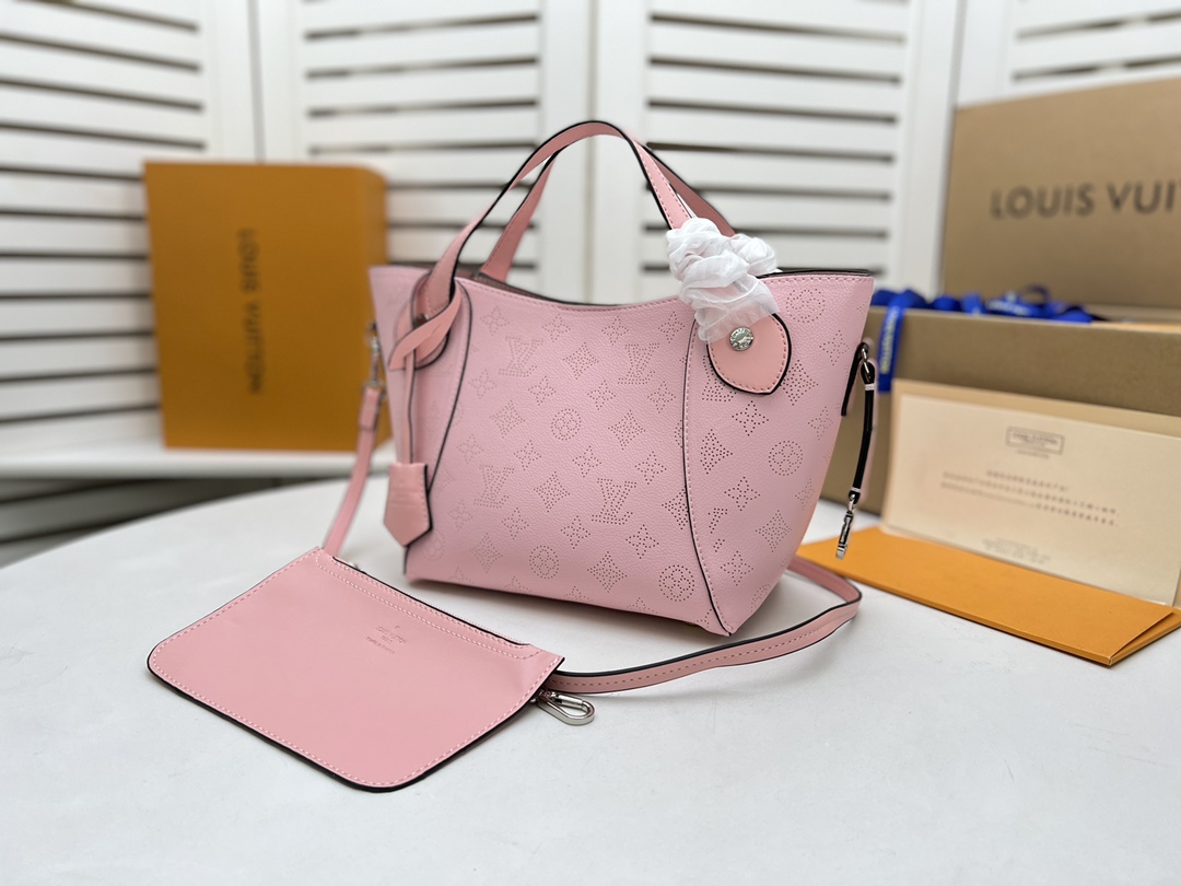 Replica Louis Vuitton Hina Pm- Beige/Pink/White