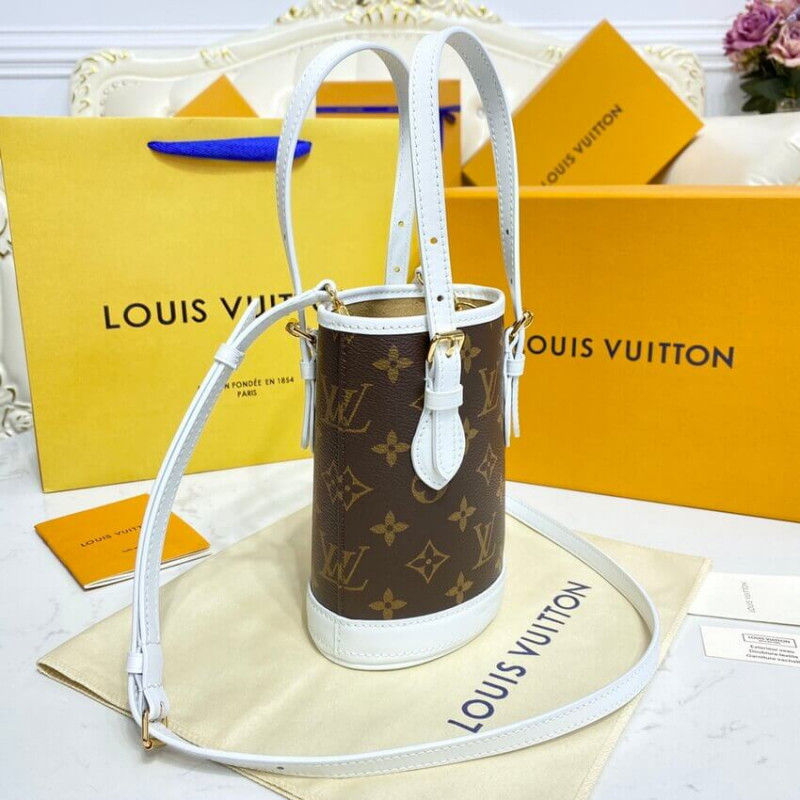Replica Louis Vuitton Monogram Nano Bucket Bag M81489