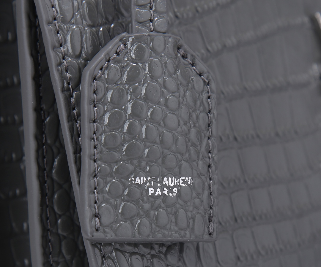 Replica Ysl Sunset Medium In Crocodile Embossed Shiny Leather 1737