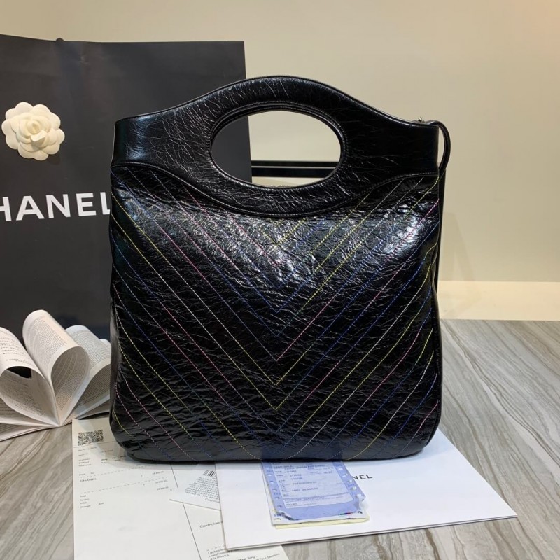 Replica Chanel Crumpled Calfskin Chanel 31 Shopping Bag 0091
