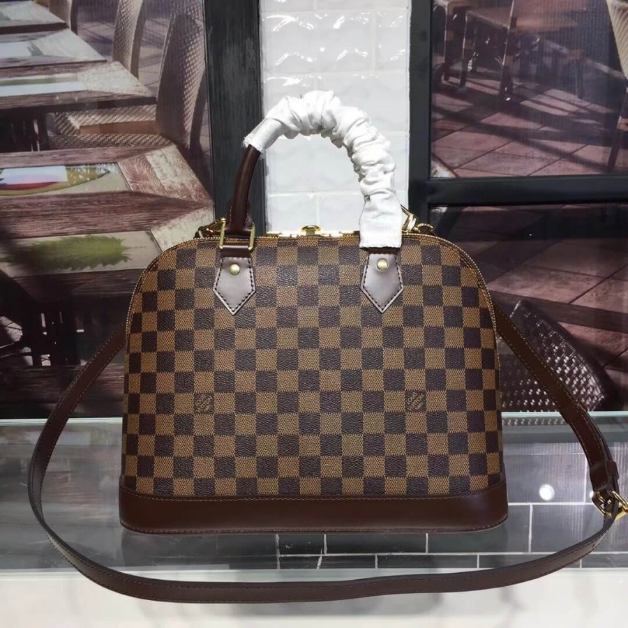 Replica Louis Vuitton Damier Ebene Canvas Alma Pm N53151