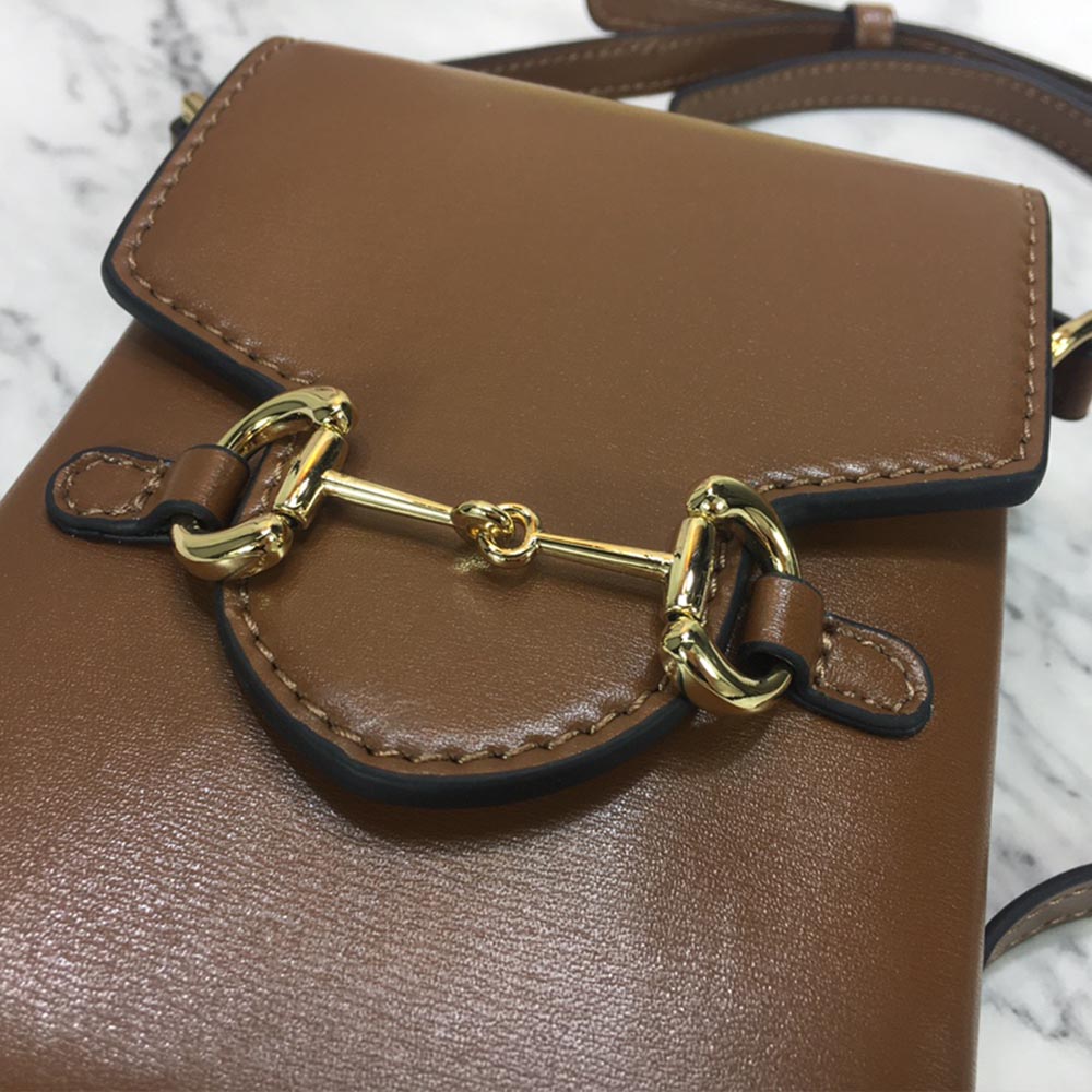 Replica Gucci Horsebit 1955 Mini Bag 625615 Blk/Red/Brown