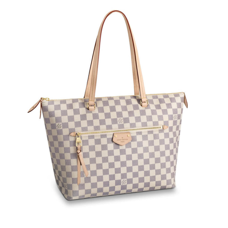 Replica Louis Vuitton Damier Azur Canvas Iena Mm N44040
