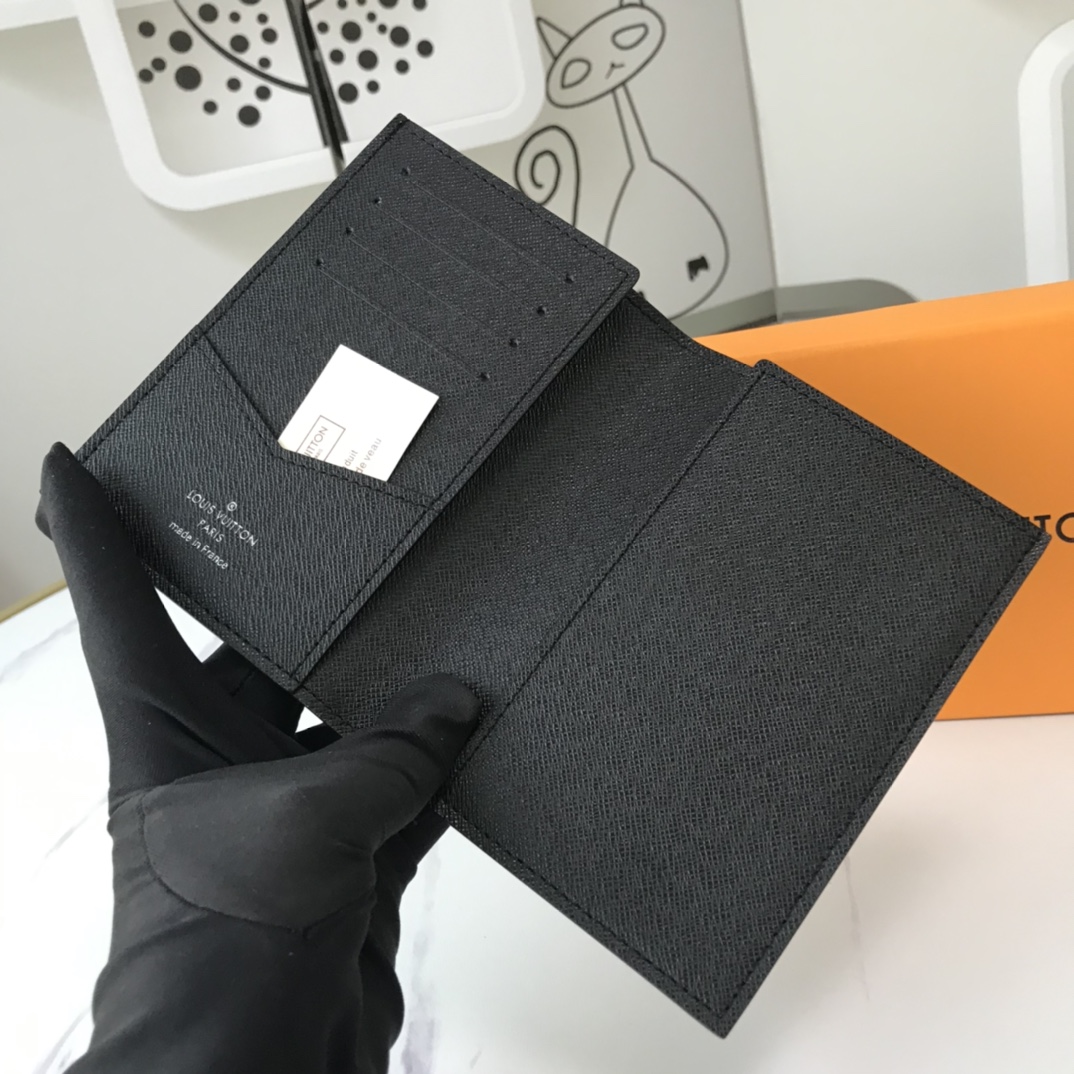 Replica Louis Vuitton Passport Cover N60410 White/Blue/Orange