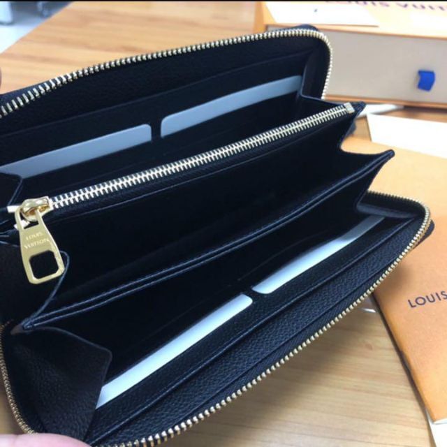 Replica Louis Vuitton Monogram Empreinte Leather Zippy Wallet M80481