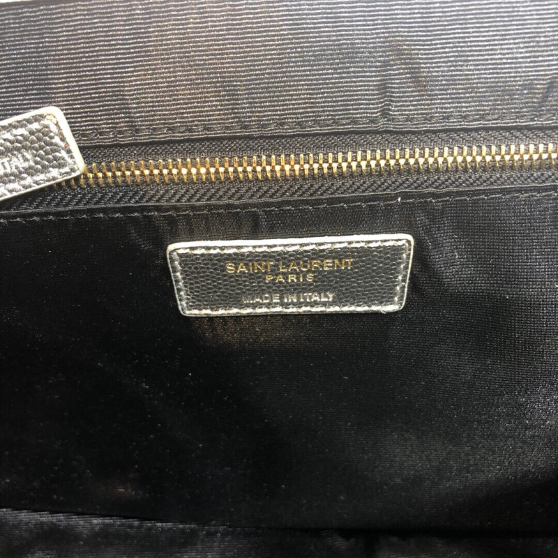 Replica Saint Laurent Metallic Silver Large Envelope Chain Bag 396910