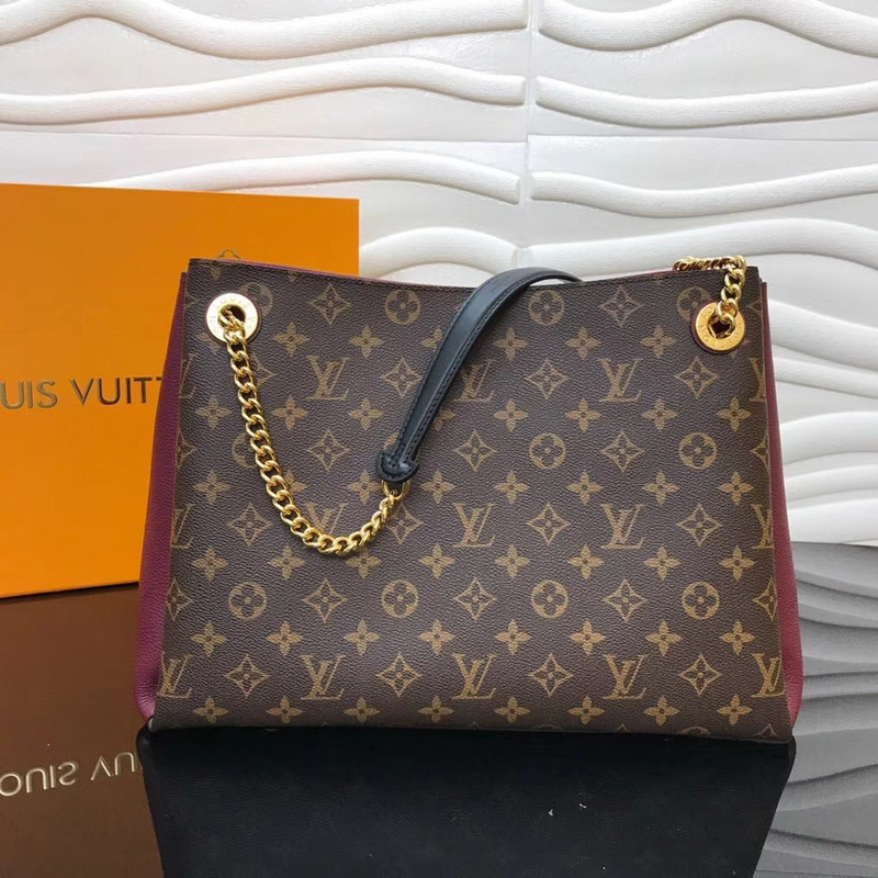 Replica Louis Vuitton Surene Mm-M43864 Wine Red 36Cm